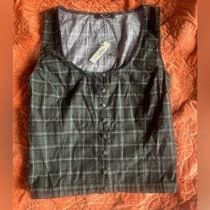 Madewell Corduroy Sleeveless Crop